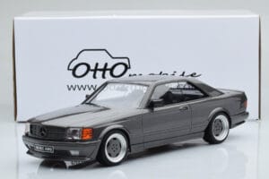 Mercedes 560 SEC C126 AMG Wide Body Szürke Otto 1:18 OT823 Gyanta – 6. kép a 6-ből