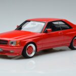 Mercedes 560 SEC W126 Widebody Piros Otto 1:18 OT995 Gyanta