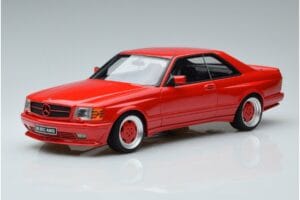 Mercedes 560 SEC W126 Widebody Piros Otto 1:18 OT995 Gyanta