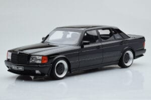 Mercedes 560 SEL AMG W126 Obsidian Fekete Otto 1:18 OT297