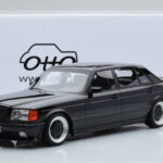 Mercedes 560 SEL AMG W126 Obsidian Fekete Otto 1:18 - image 6 of 6