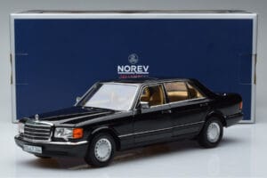 Mercedes 560 SEL W126 Fekete Norev 1:18 183793 Fém – 7. kép a 7-ből