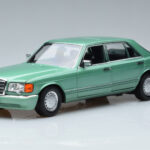 Mercedes 560 SEL W126 Világoszöld Norev 1:18
