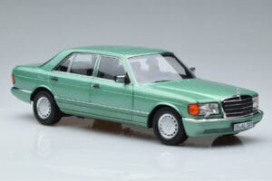 Mercedes 560 SEL W126 Világoszöld Norev 1:18 183469 Fém – 5. kép a 7-ből