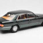 Mercedes 560 SEL W126 Night Zöld Metál Dealer Edition Norev 1:18 B66040626 - image 3 of 8