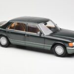 Mercedes 560 SEL W126 Night Zöld Metál Dealer Edition Norev 1:18 B66040626 - image 6 of 8