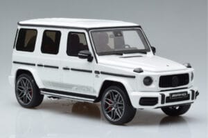 Mercedes AMG G63 Edition 55 W463 Fehér GT Spirit 1:18 GT890 Gyanta – 4. kép a 6-ből