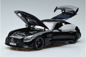 Mercedes AMG GT C190 Black Series Fekete Norev 1:18 183900 Fém – 2. kép a 7-ből