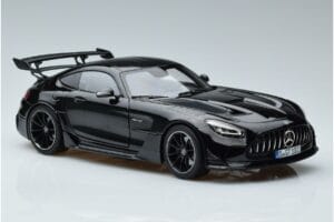 Mercedes AMG GT C190 Black Series Fekete Norev 1:18 183900 Fém – 5. kép a 7-ből