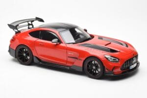 Mercedes AMG GT Black Series Piros Asia Exclusive Norev 1:18 183906 Fém – 6. kép a 8-ből