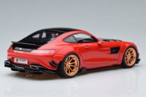 Mercedes AMG GT Prior Design C190 Piros GT Spirit 1:18 ZM104 Gyanta – 2. kép a 6-ből