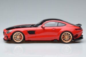 Mercedes AMG GT Prior Design C190 Piros GT Spirit 1:18 ZM104 Gyanta – 3. kép a 6-ből