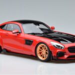 Mercedes AMG GT Prior Design C190 Piros GT Spirit 1:18 ZM104 Gyanta - image 4 of 6