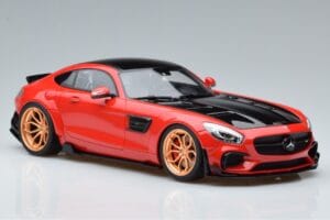 Mercedes AMG GT Prior Design C190 Piros GT Spirit 1:18 ZM104 Gyanta – 4. kép a 6-ből