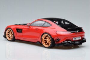 Mercedes AMG GT Prior Design C190 Piros GT Spirit 1:18 ZM104 Gyanta – 5. kép a 6-ből