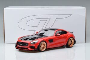 Mercedes AMG GT Prior Design C190 Piros GT Spirit 1:18 ZM104 Gyanta – 6. kép a 6-ből