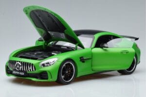 Mercedes AMG GT-R C190 Green Hell Magno Norev 1:18 B66960416 Fém – 2. kép a 7-ből