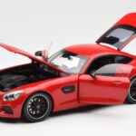 Mercedes AMG GT C190 Piros Norev 1:18 183496 - image 2 of 8