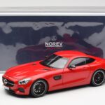 Mercedes AMG GT C190 Piros Norev 1:18 183496 - image 8 of 8