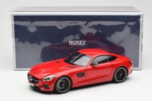 Mercedes AMG GT C190 Piros Norev 1:18 183496 Fém – 8. kép a 8-ből