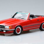 Mercedes AMG SL500 R107 Piros Otto 1:18