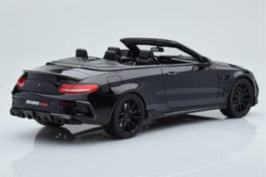 Mercedes Brabus 650 Kabrió Fekete GT Spirit 1:18 GT206 Gyanta – 2. kép a 6-ből