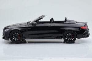 Mercedes Brabus 650 Kabrió Fekete GT Spirit 1:18 GT206 Gyanta – 3. kép a 6-ből