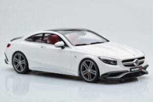 Mercedes Brabus 900 S-Class C222 Coupe Polar Fehér GT Spirit 1:18 GT747 Gyanta – 4. kép a 6-ből