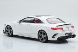 Mercedes Brabus 900 S-Class C222 Coupe Polar Fehér GT Spirit 1:18 GT747 Gyanta – 5. kép a 6-ből