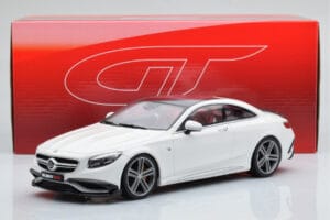 Mercedes Brabus 900 S-Class C222 Coupe Polar Fehér GT Spirit 1:18 GT747 Gyanta – 6. kép a 6-ből