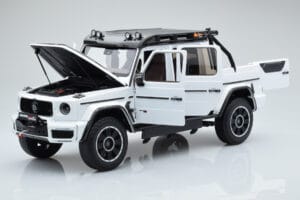 Mercedes Brabus G800 W464 Adventure XLP Polar Fehér Almost Real 1:18 860524 Fém – 2. kép a 8-ből