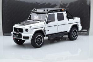 Mercedes Brabus G800 W464 Adventure XLP Polar Fehér Almost Real 1:18 860524 Fém – 8. kép a 8-ből