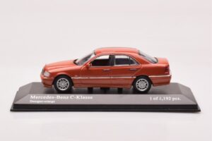 Mercedes C-Class W202 C240 Narancssárga Metál Minichamps 1:43 430037000