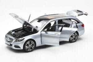 Mercedes C-Class W205 T-Model Ezüst Asia Exclusive Norev 1:18 183865 Fém – 2. kép a 8-ből