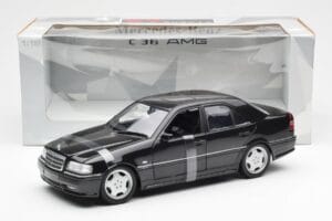 Mercedes C-Class W202 C36 AMG Fekete Metál UT Models 1:18 26102 Fém – 6. kép a 6-ből
