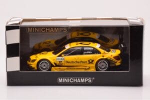 Mercedes C-Class W204 DTM Deutsche Post AMG Mercedes #17 D. Coulthard DTM 2010 Minichamps 1:43 400103817 Fém – 4. kép a 4-ből