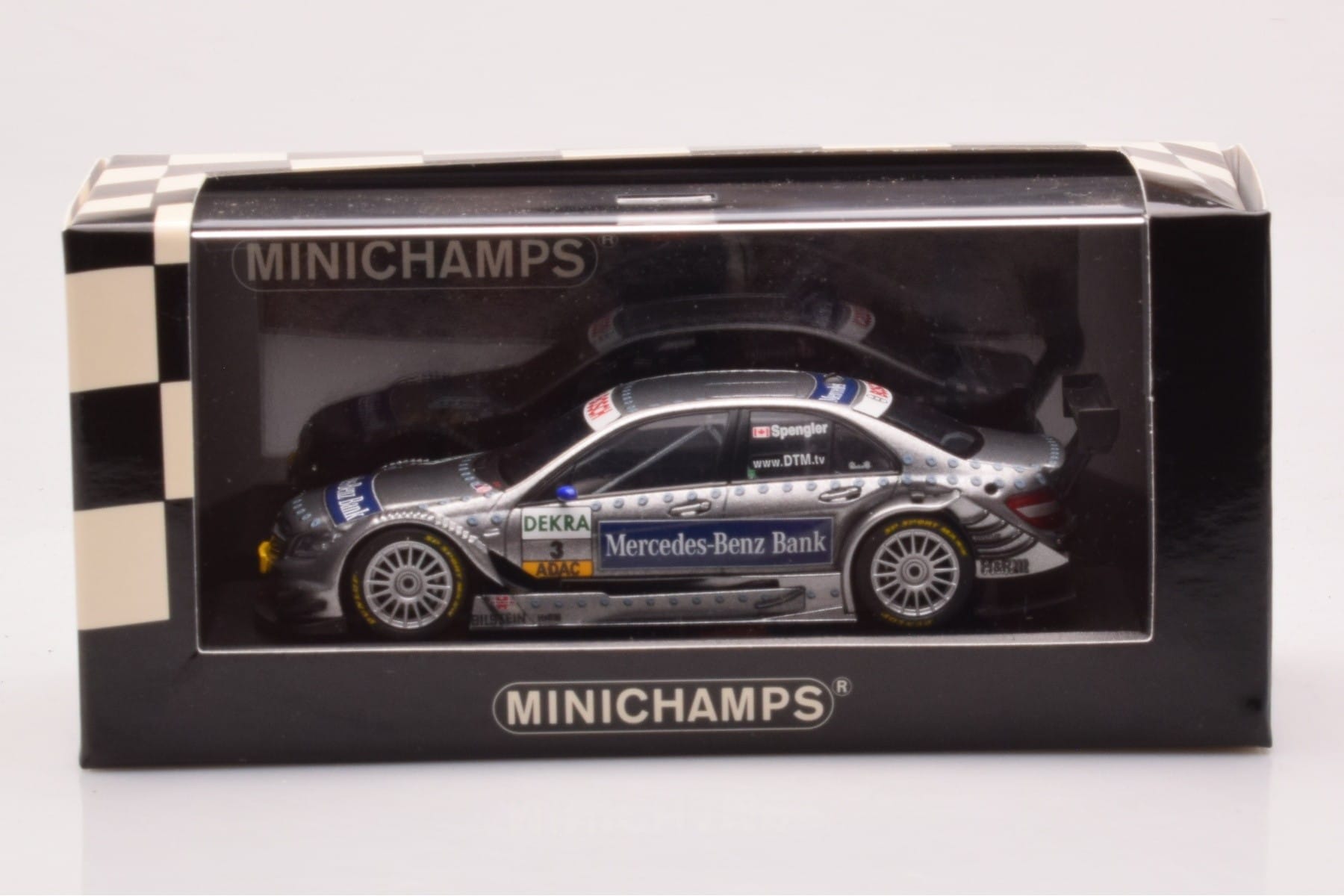 Mercedes C-Class W204 DTM Team AMG Mercedes #3 B. Spengler DTM 2008 Minichamps 1:43 400083803 Fém – 4. kép a 4-ből