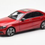 Mercedes C-Class W205 Piros Metallic Asia Exclusive Norev 1:18