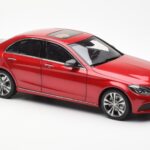 Mercedes C-Class W205 Piros Metallic Asia Exclusive Norev 1:18 - image 6 of 8