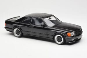 Mercedes 560 SEC C126 AMG Widebody Fekete Otto 1:18 OT187 Gyanta – 4. kép a 6-ből