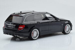 Mercedes C63 AMG S204 T-Model Fekete GT Spirit 1:18 GT760 Gyanta – 2. kép a 6-ből