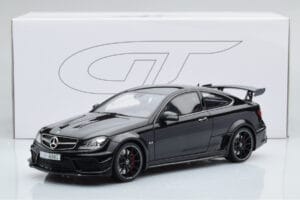 Mercedes C63 AMG W204 Black Series Fekete GT Spirit 1:18 ZM019 Gyanta – 7. kép a 7-ből