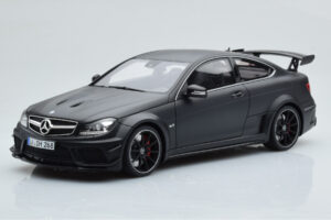 Mercedes C63 AMG W204 Black Series Matt Fekete GT Spirit 1:18