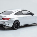 Mercedes C63S AMG C205 Coupe Ezüst GT Spirit 1:18 - image 2 of 6