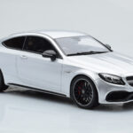 Mercedes C63S AMG C205 Coupe Ezüst GT Spirit 1:18 - image 4 of 6