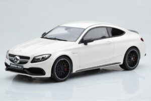 Mercedes C63S AMG C205 Coupe Fehér GT Spirit 1:18