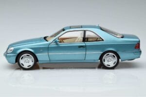Mercedes CL600 C140 Kék Metál Norev 1:18 183448 Fém – 4. kép a 7-ből