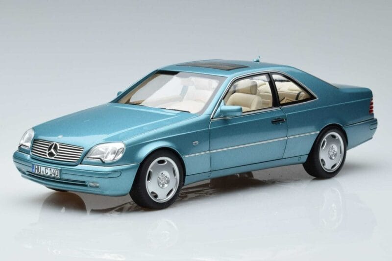Mercedes CL600 C140 Kék Metál Norev 1:18 183448 Fém