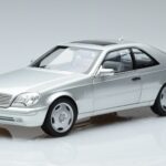 Mercedes CL600 C140 Ezüst Metál Norev 1:18 183446 Fém