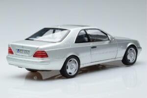 Mercedes CL600 C140 Ezüst Metál Norev 1:18 183446 Fém – 3. kép a 7-ből